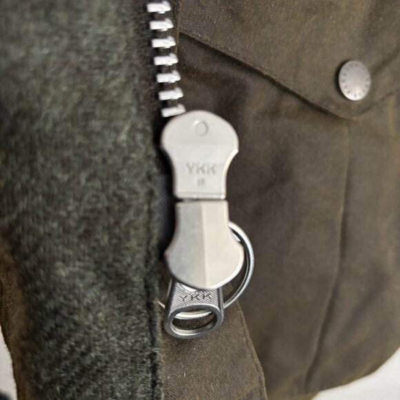 $1500 BNWOT Barbour Supa Corbridge Waxed Cotton Jacket w/ Deep Pile Lining L- XL - Picture 9 of 16